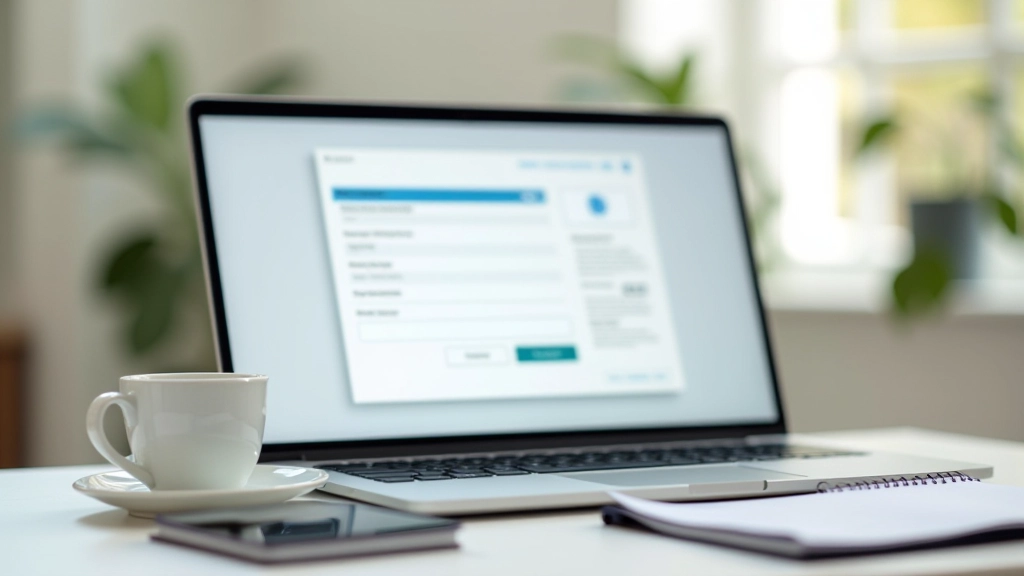 Bezpečný spořicí účet na monitoru, ikonky banky a finančních služeb, symbolizující likvidní úspory